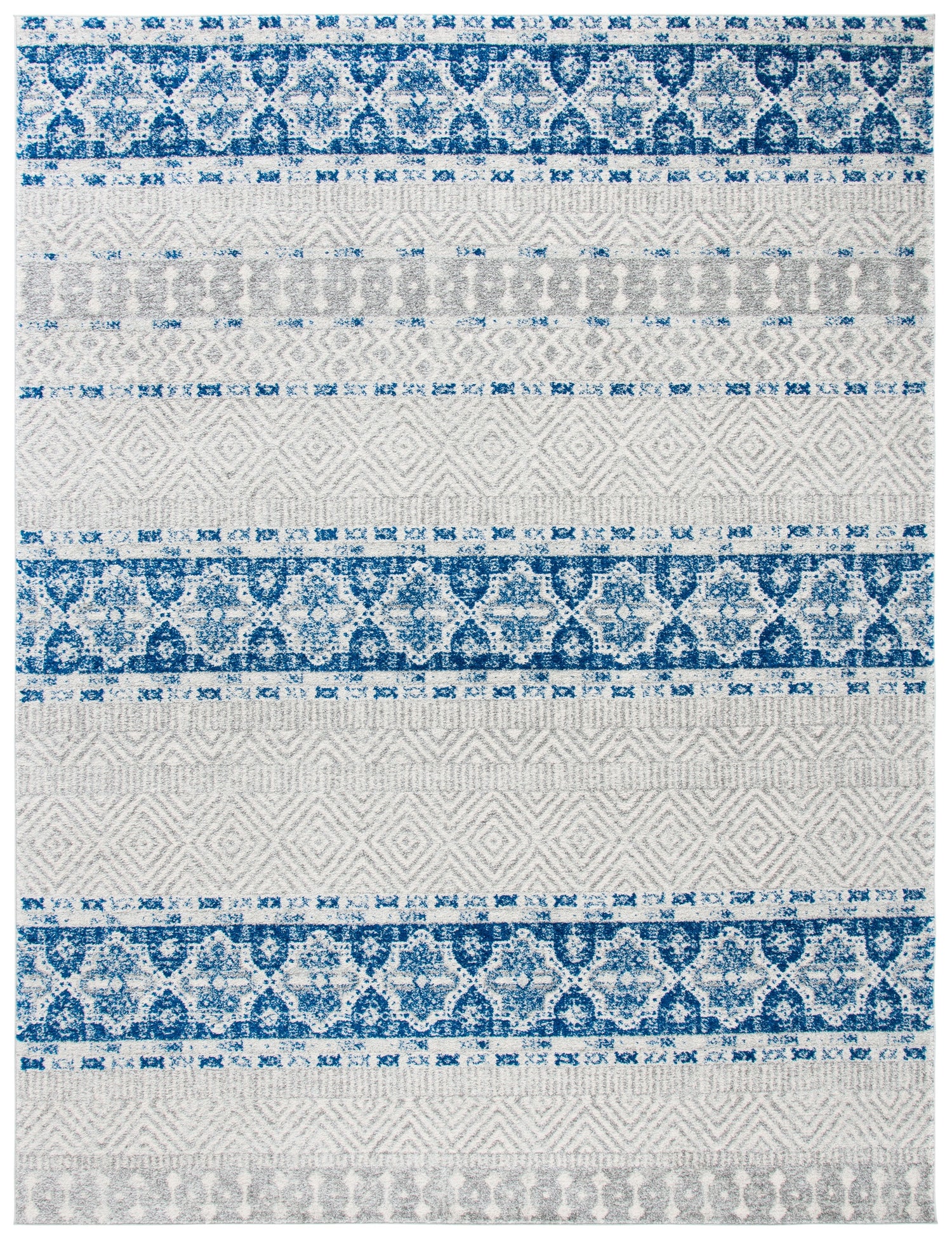 Safavieh Madison Mad797J Silver/Navy Rug.