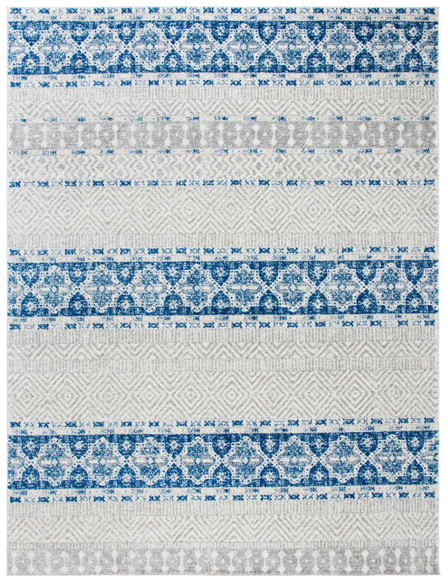 Safavieh Madison Mad797J Silver/Navy Rug.