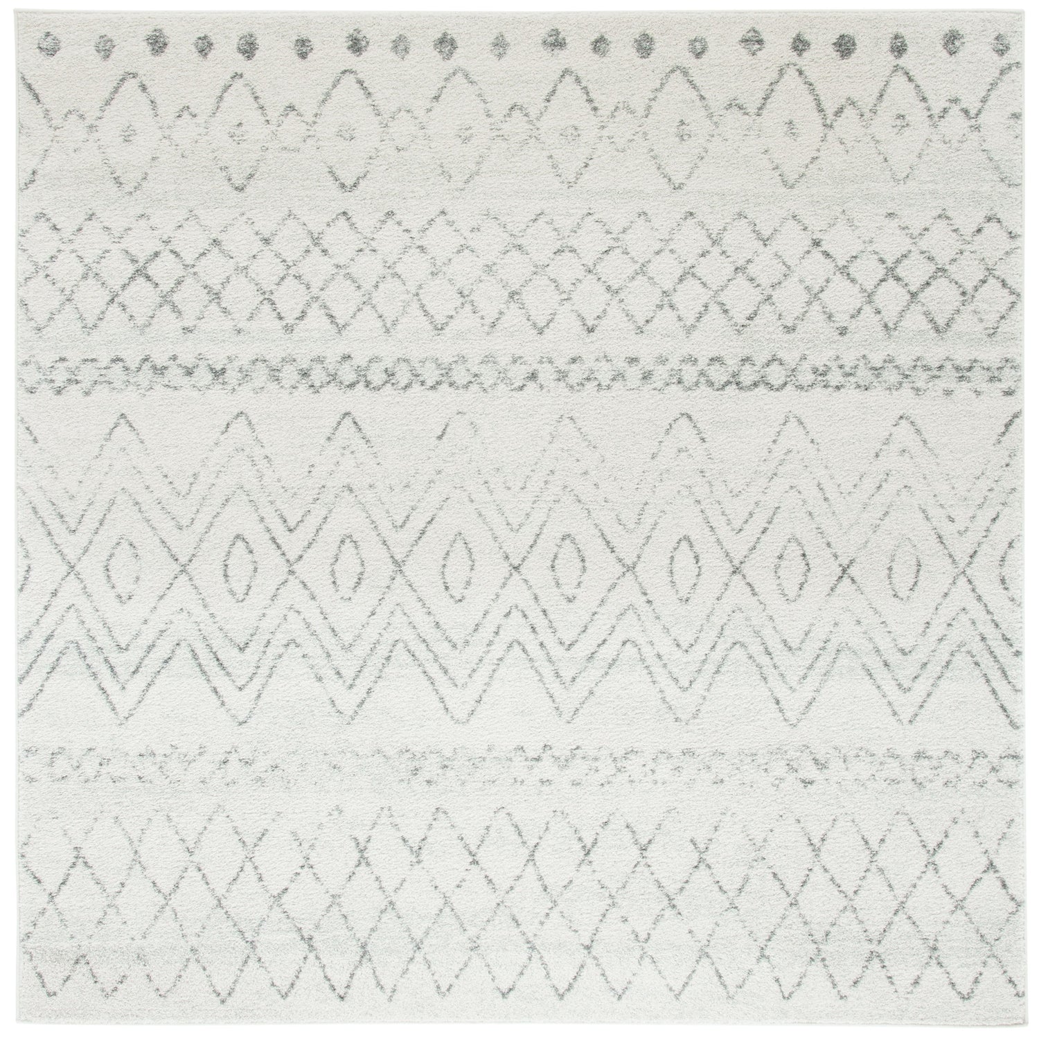 Safavieh Madison Mad798D Ivory/Charcoal Rug.