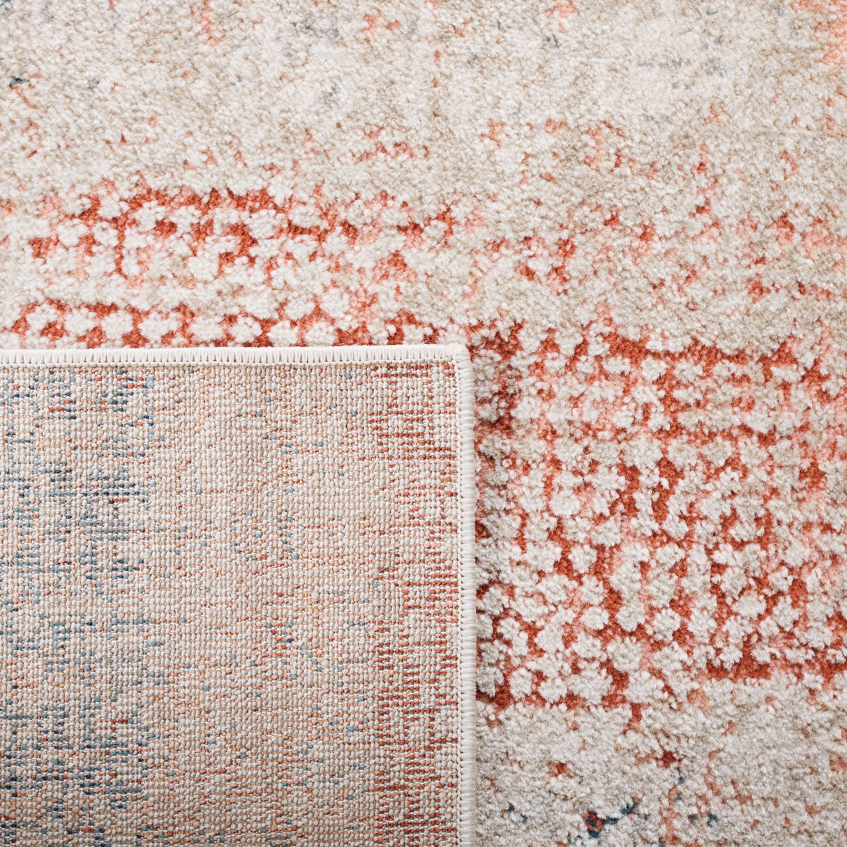 Safavieh Madison Mad812M Ivory/Blue Rust Rug.