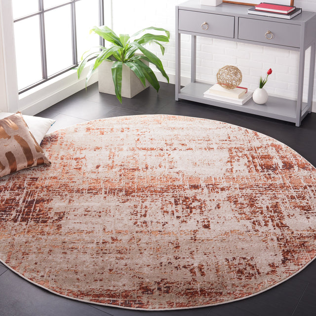 Safavieh Madison Mad819R Rust/Grey Rug.