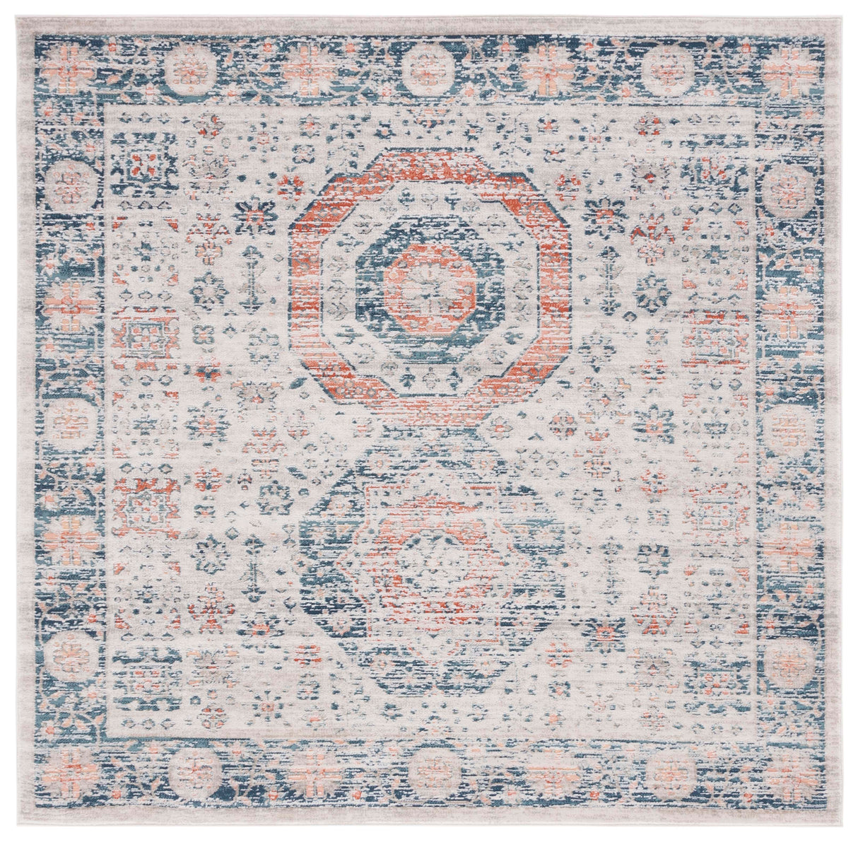 Safavieh Madison Mad821M Beige/Blue Rug.