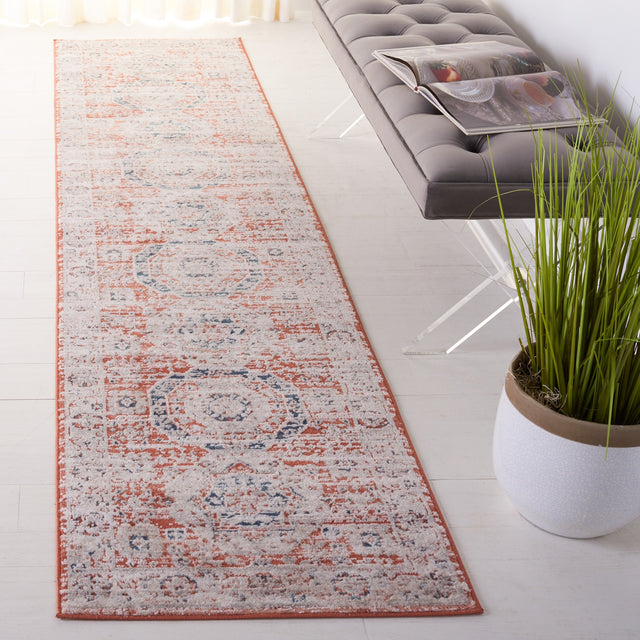 Safavieh Madison Mad821P Rust/Ivory Rug.