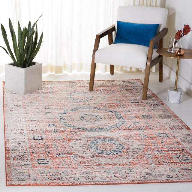 Safavieh Madison Mad821P Rust/Ivory Rug.