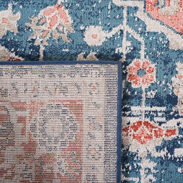 Safavieh Madison Mad836N Navy/Rust Rug.