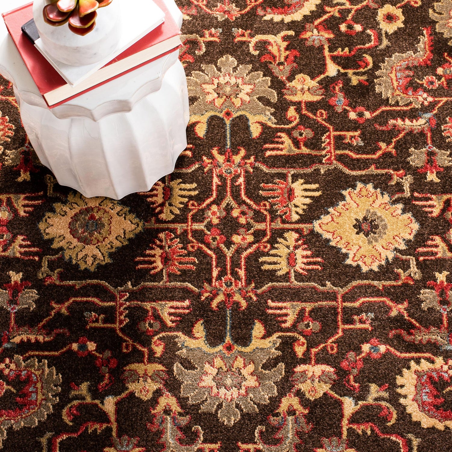 Safavieh Mahal Mah693T Brown/Beige Rugs.
