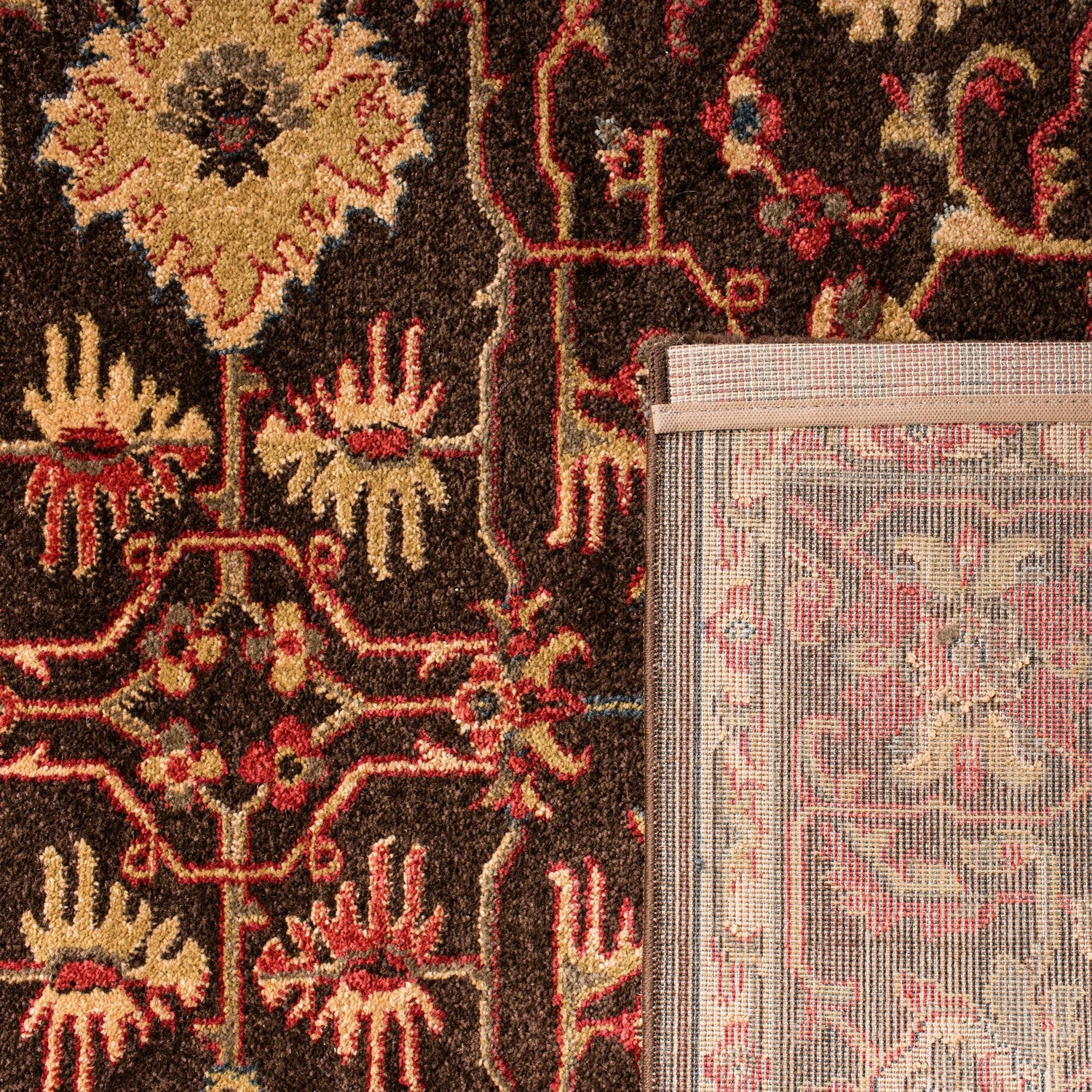 Safavieh Mahal Mah693T Brown/Beige Rugs.
