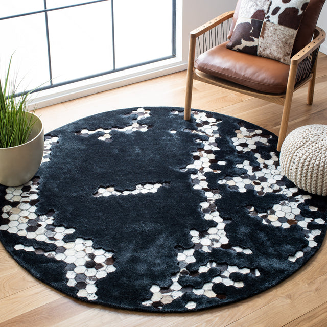 Safavieh Manhattan Man101Z Black Rug.