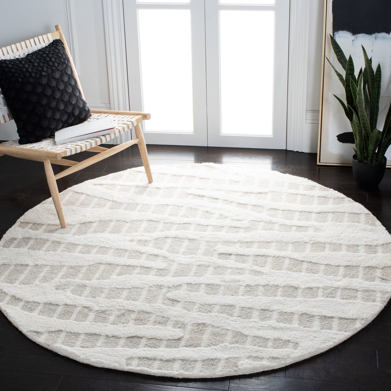 Safavieh Manhattan Man159B Beige/Ivory Rugs.