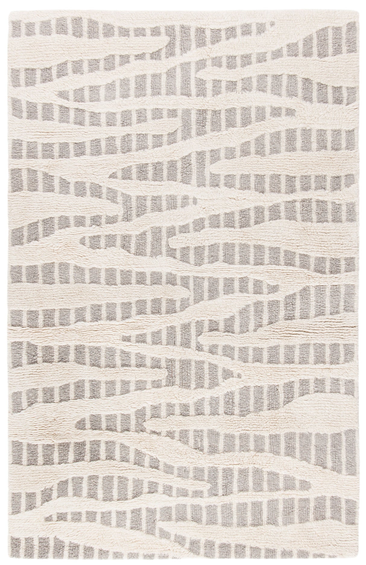 Safavieh Manhattan Man159F Grey/Ivory Rugs.