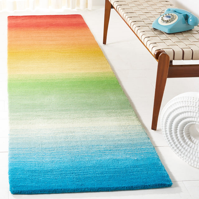 Safavieh Manhattan Man175M Blue/Red Rug.