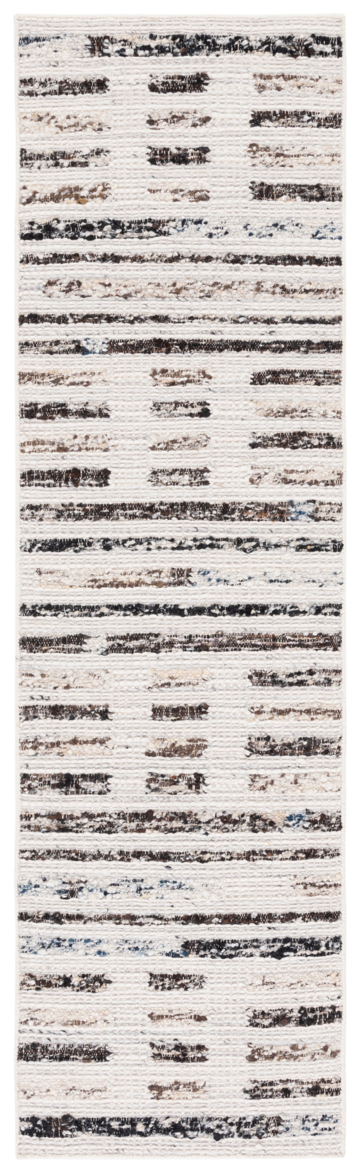 Safavieh Manhattan Man350A Ivory/Dark Brown Rug.
