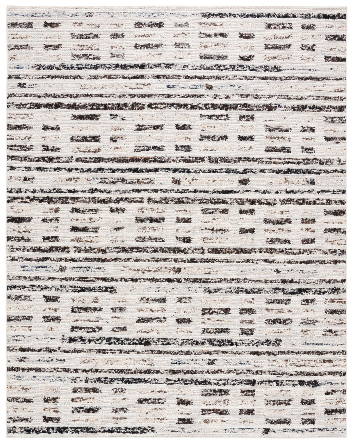 Safavieh Manhattan Man350A Ivory/Dark Brown Rug.