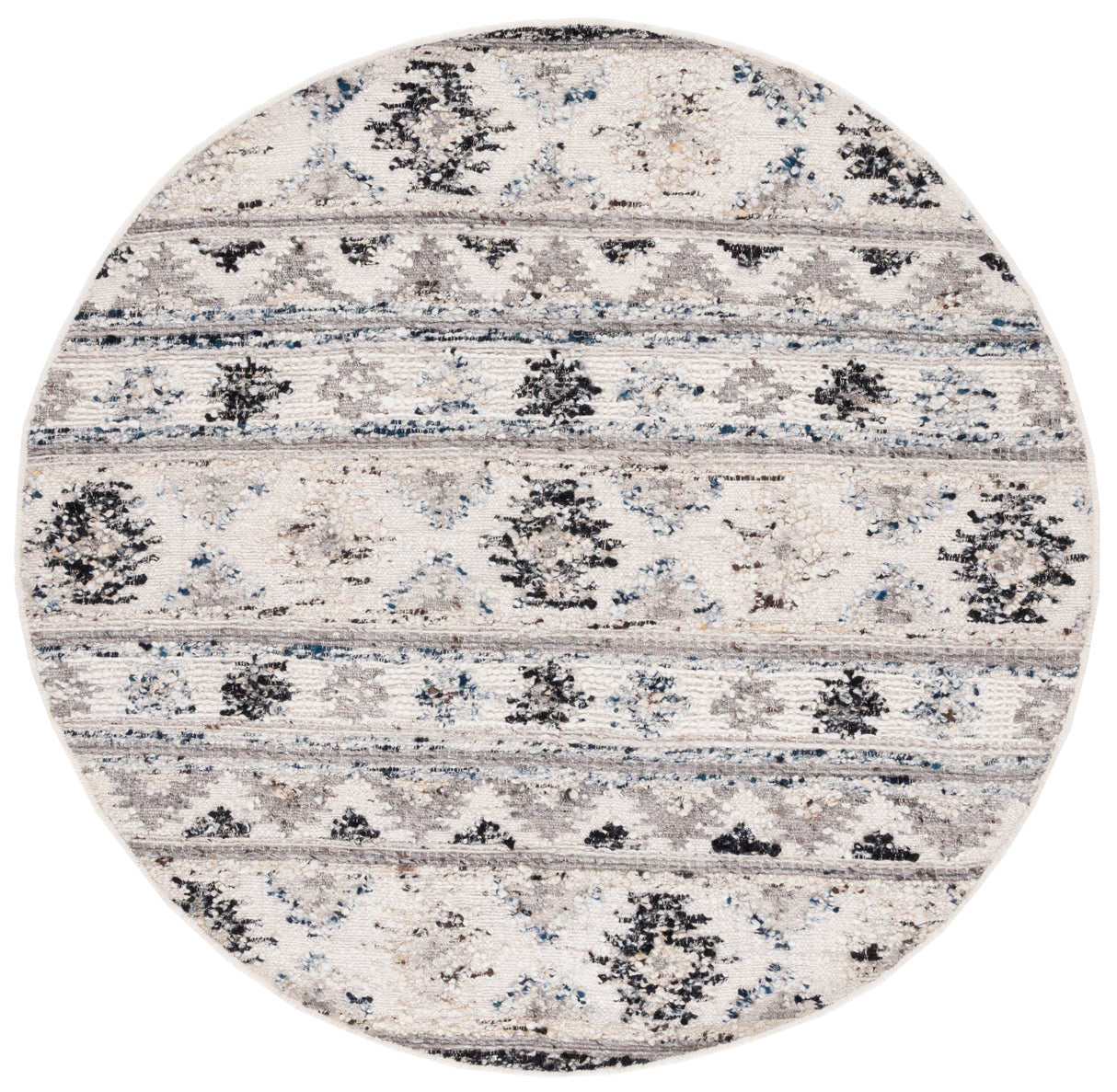 Safavieh Manhattan Man353A Ivory/Black Rug.