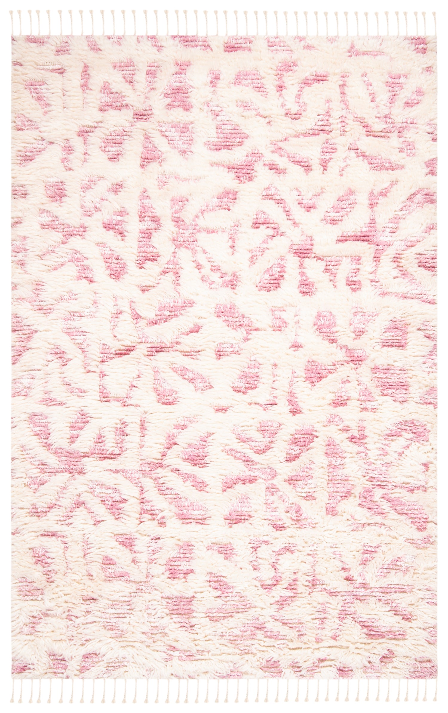 Safavieh Manhattan Man460R Ivory/Pink Rugs.
