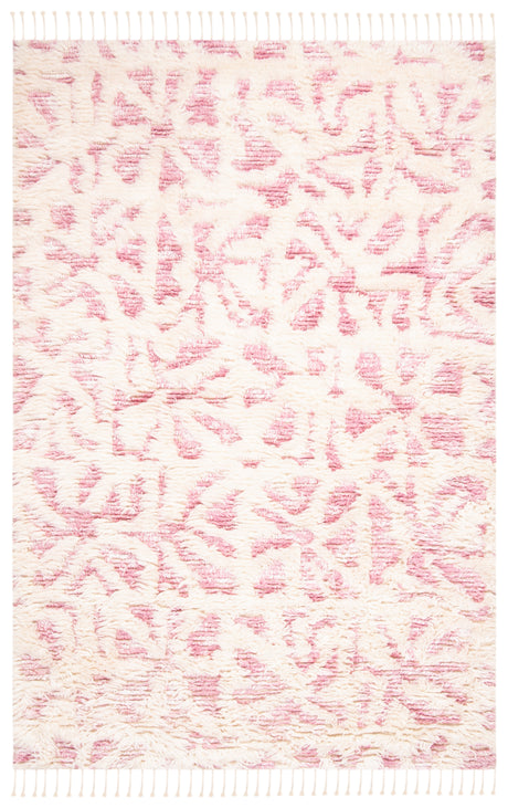 Safavieh Manhattan Man460R Ivory/Pink Rugs.