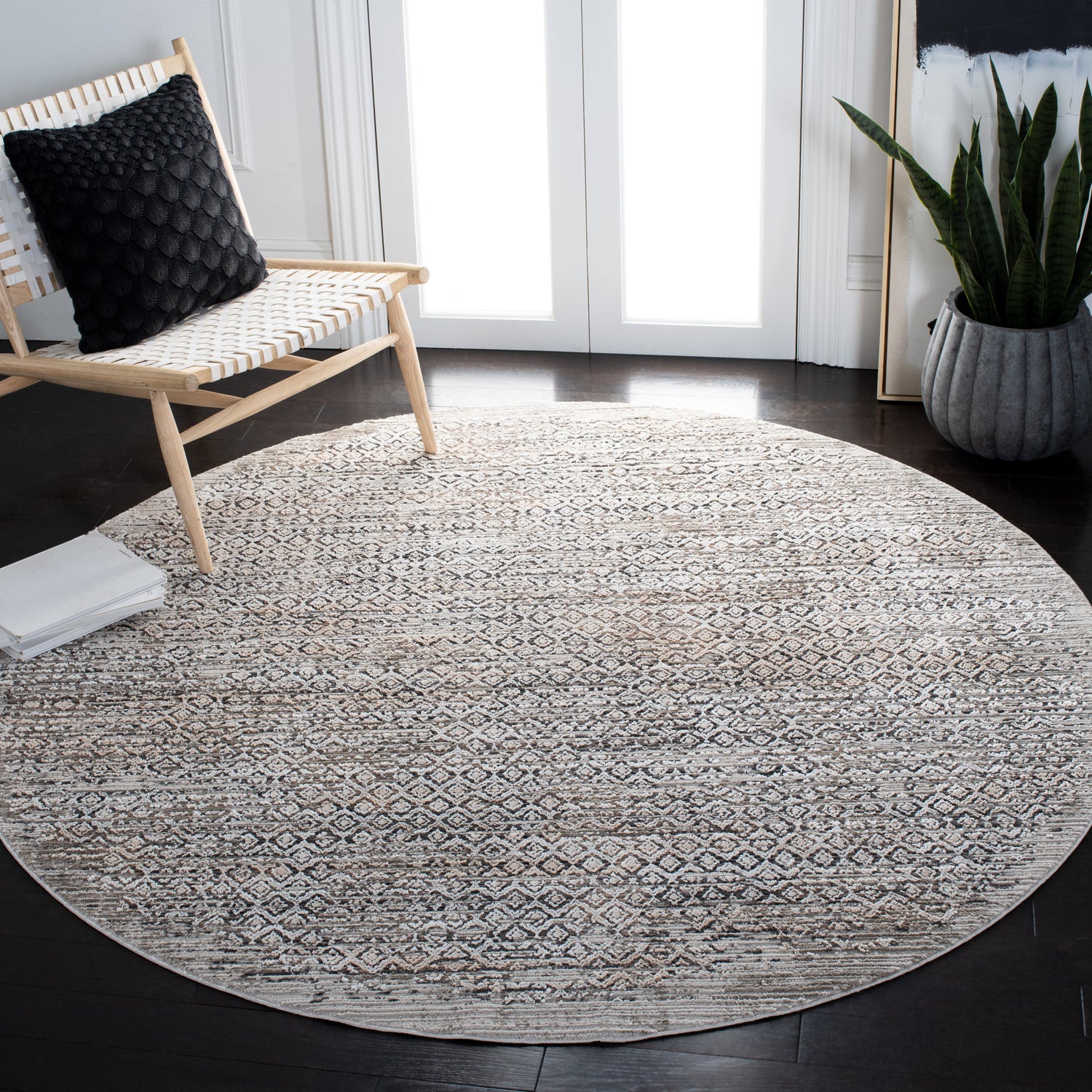 Safavieh Mayflower May257A Ivory/Grey Rugs.