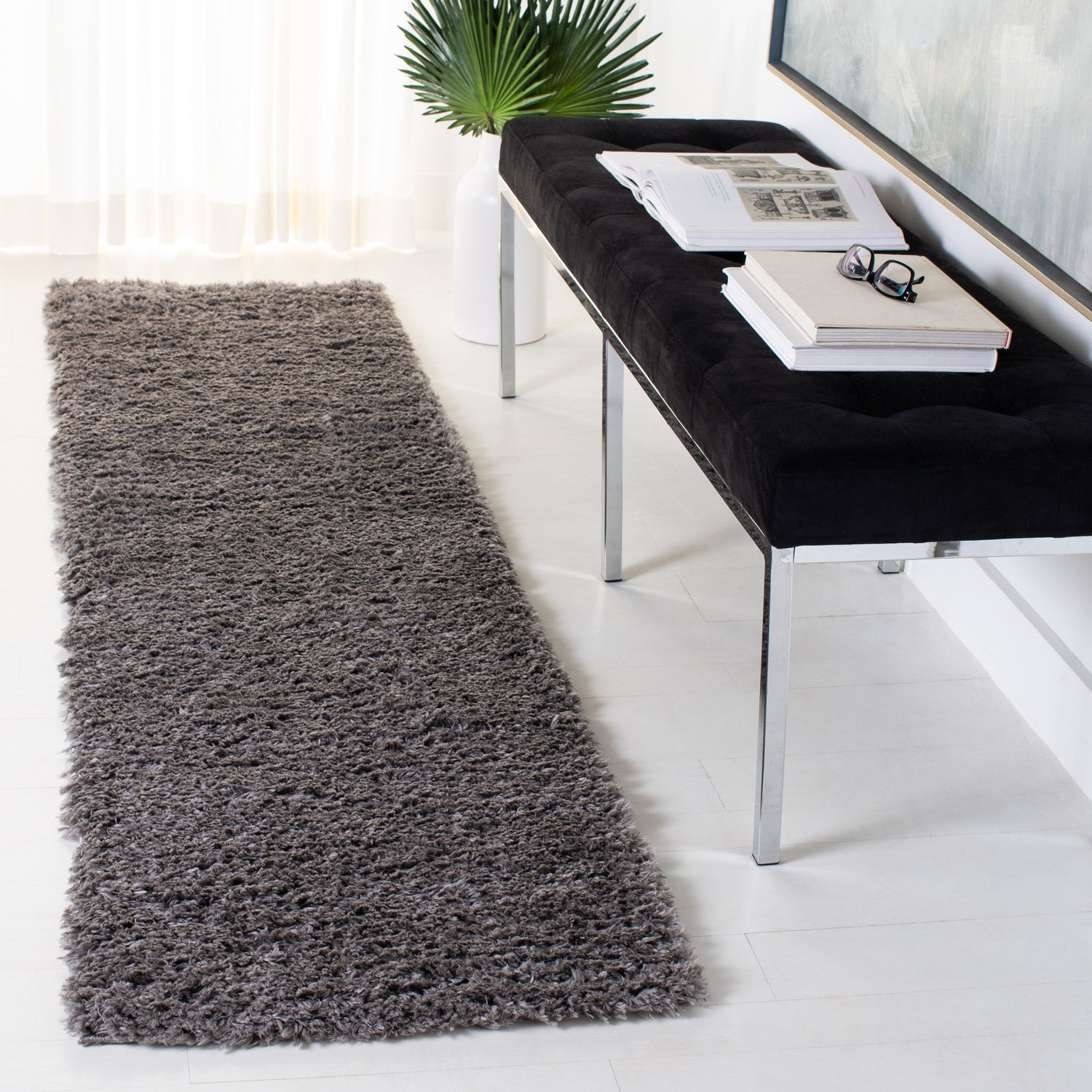 Safavieh Madrid Shag Mdg256H Charcoal Rug.