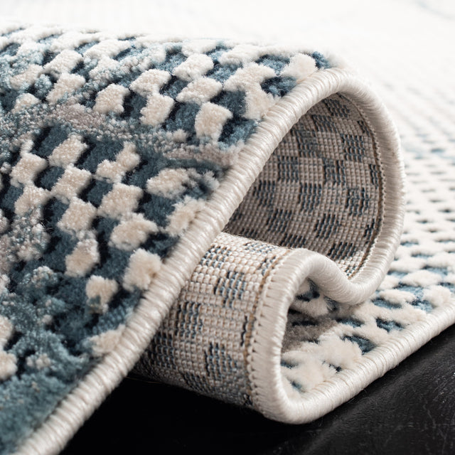 Safavieh Meadow Mdw180K Turquoise/Ivory Rug.