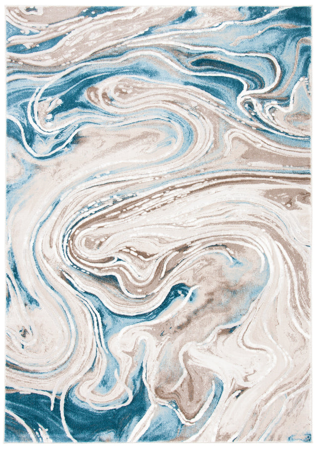 Safavieh Meadow Mdw553B Beige/Blue Rug.