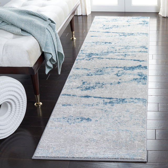 Safavieh Meadow Mdw560F Light Grey/Blue Rug.