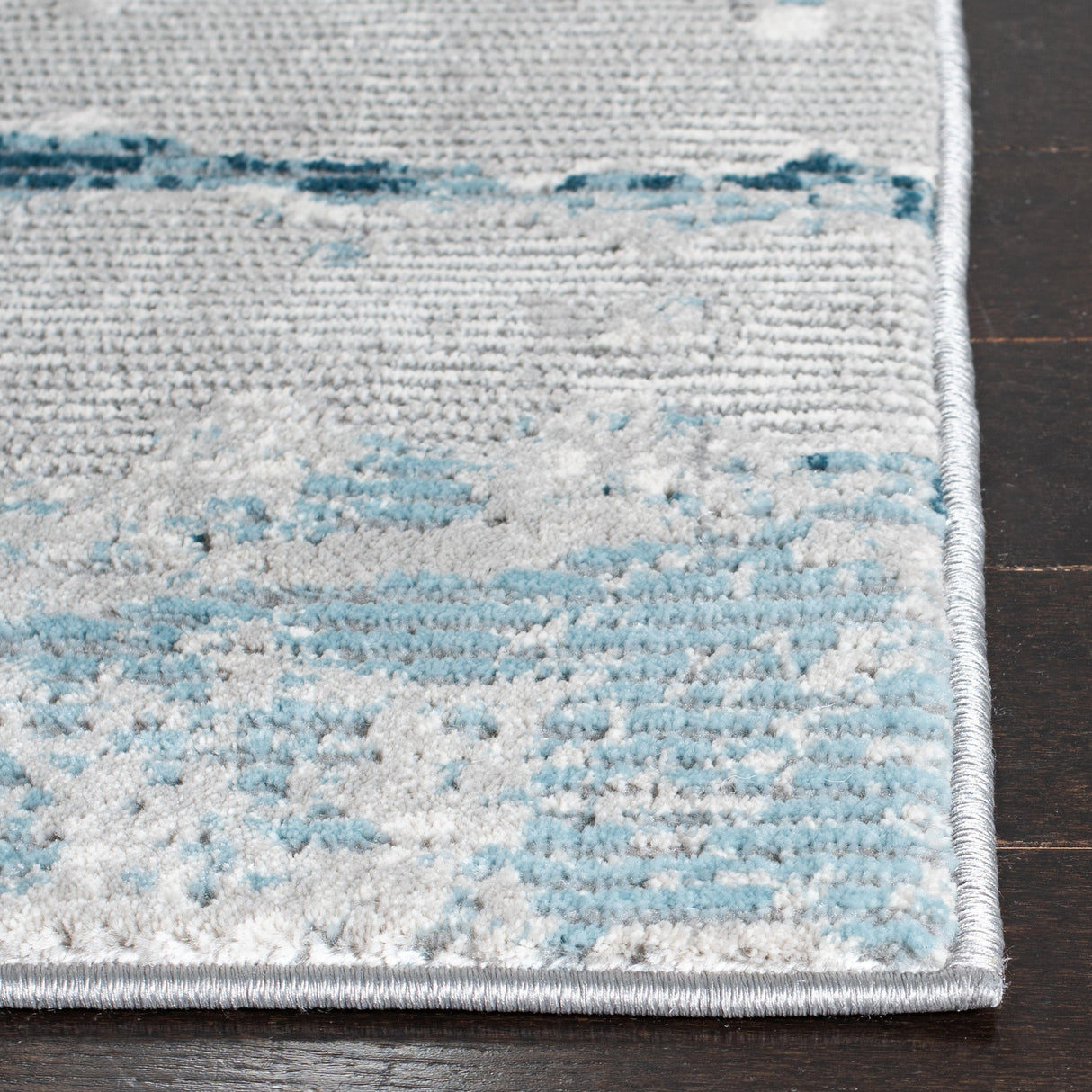 Safavieh Meadow Mdw560F Light Grey/Blue Rug.