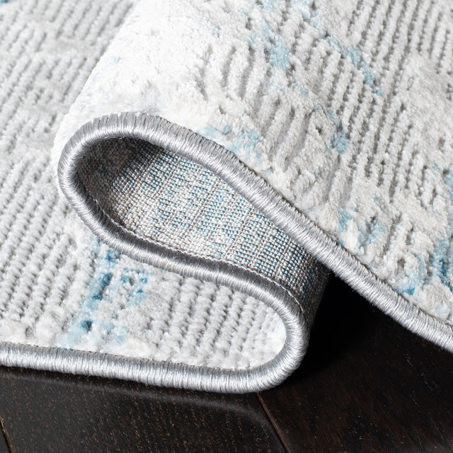 Safavieh Meadow Mdw560F Light Grey/Blue Rug.