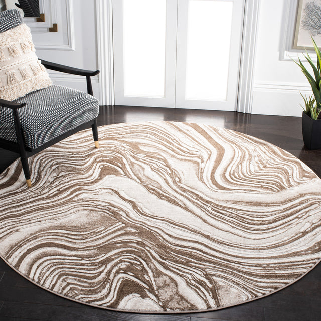 Safavieh Meadow Mdw564B Beige/Brown Rug.