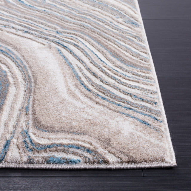Safavieh Meadow Mdw564M Beige/Blue Rug.