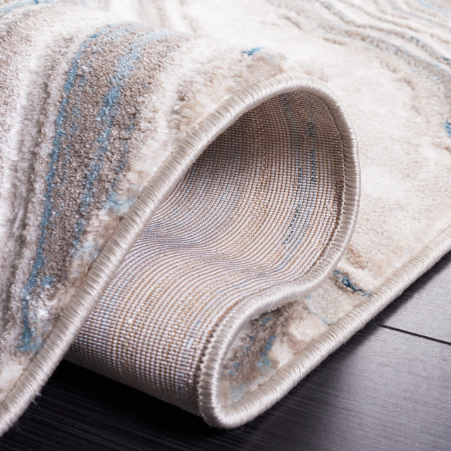 Safavieh Meadow Mdw564M Beige/Blue Rug.