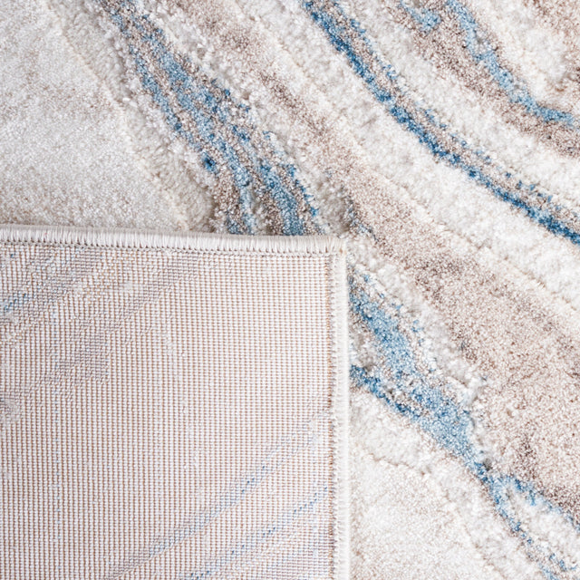 Safavieh Meadow Mdw564M Beige/Blue Rug.