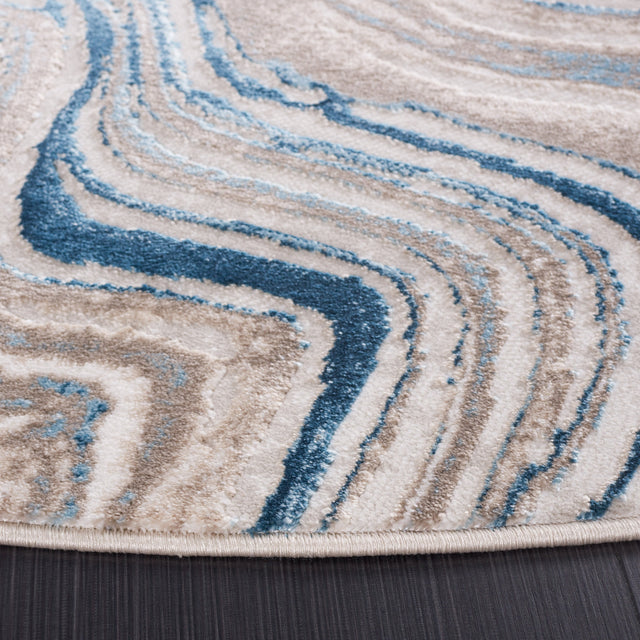 Safavieh Meadow Mdw564M Beige/Blue Rug.