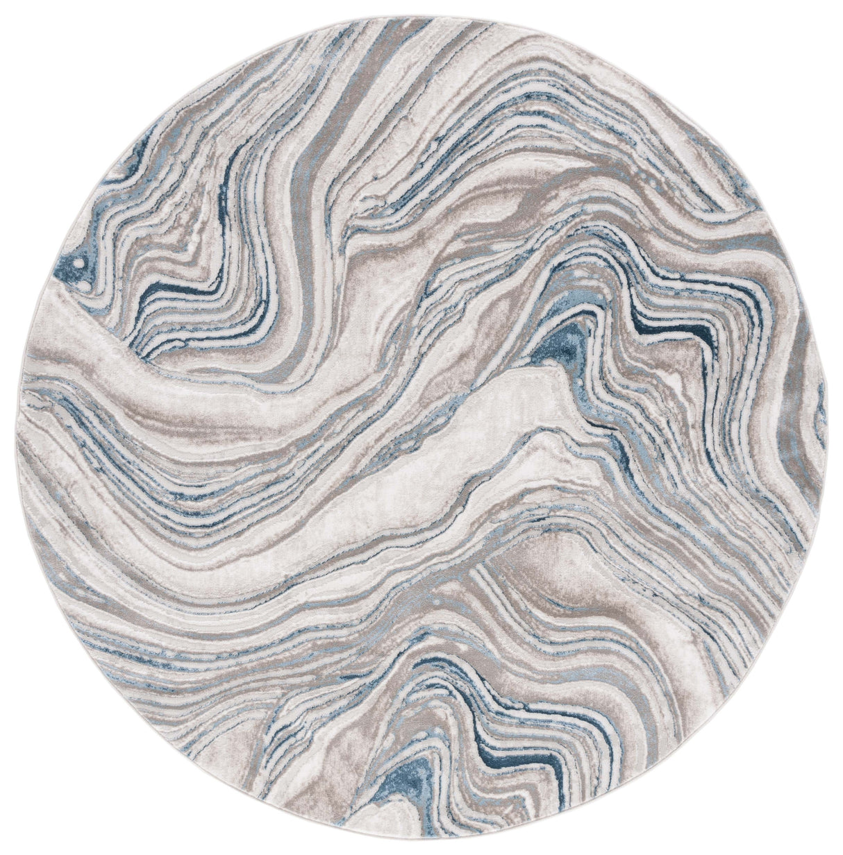 Safavieh Meadow Mdw564M Beige/Blue Rug.