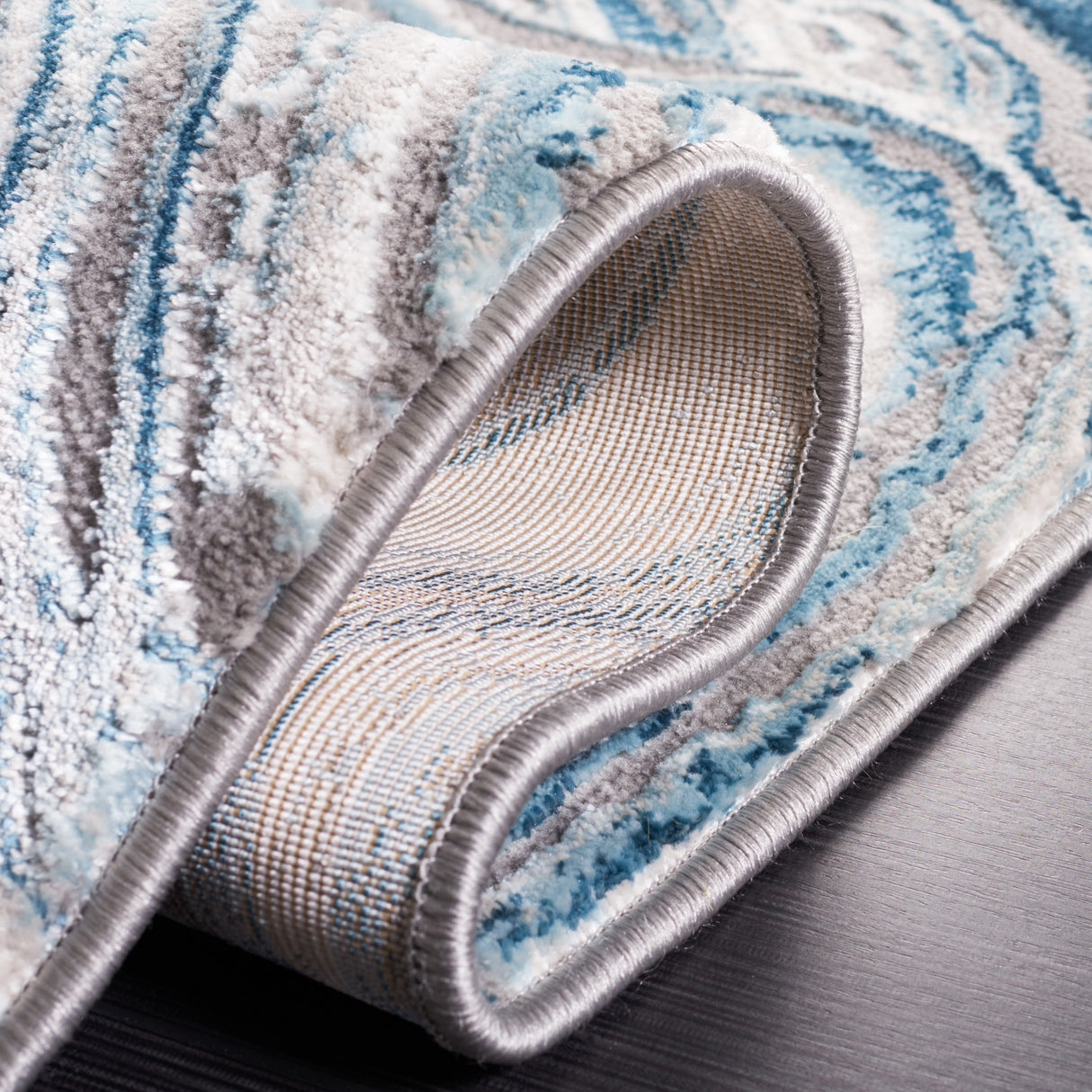 Safavieh Meadow Mdw564N Blue/Grey Rug.