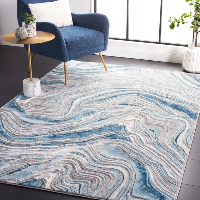 Safavieh Meadow Mdw564N Blue/Grey Rug.