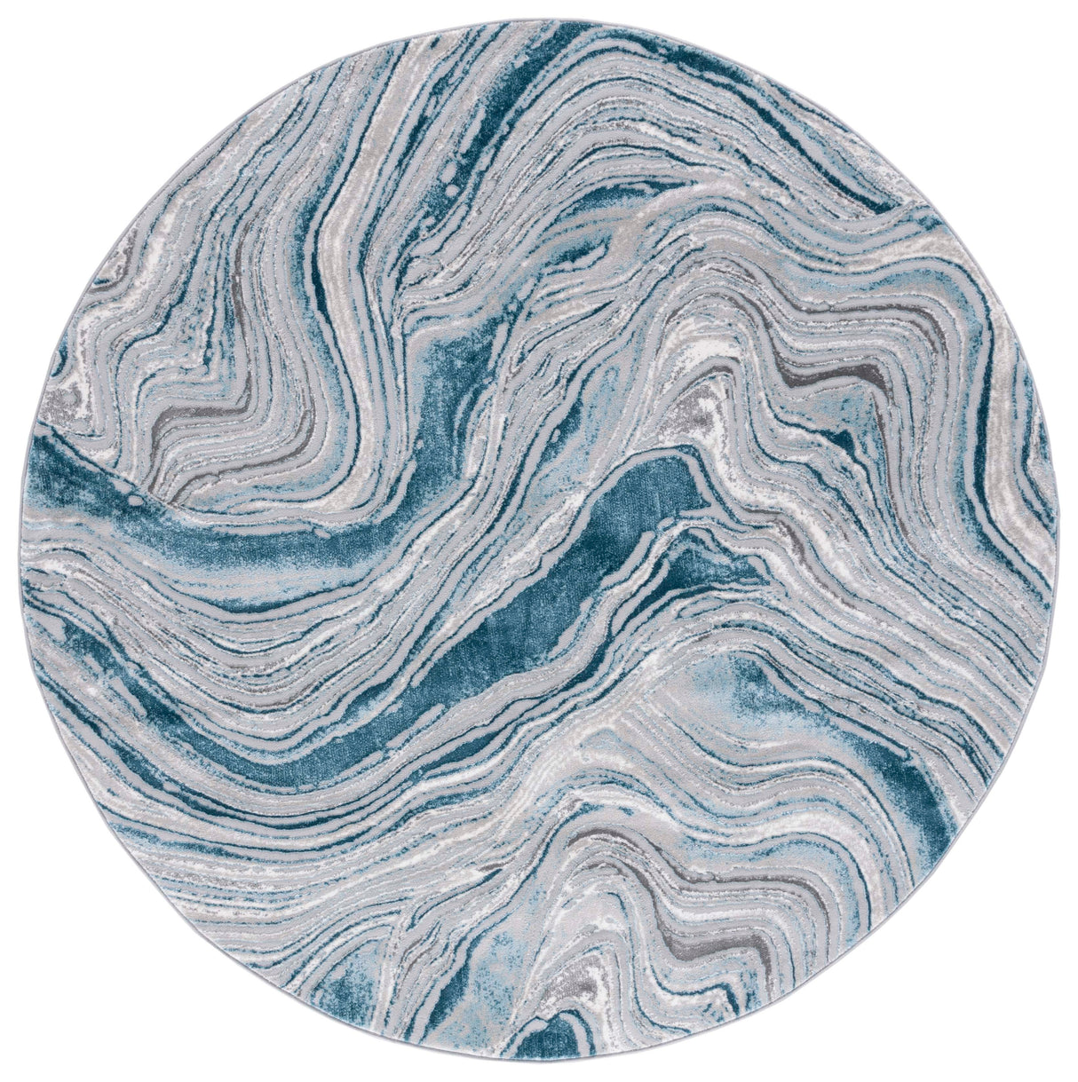 Safavieh Meadow Mdw564N Blue/Grey Rug.