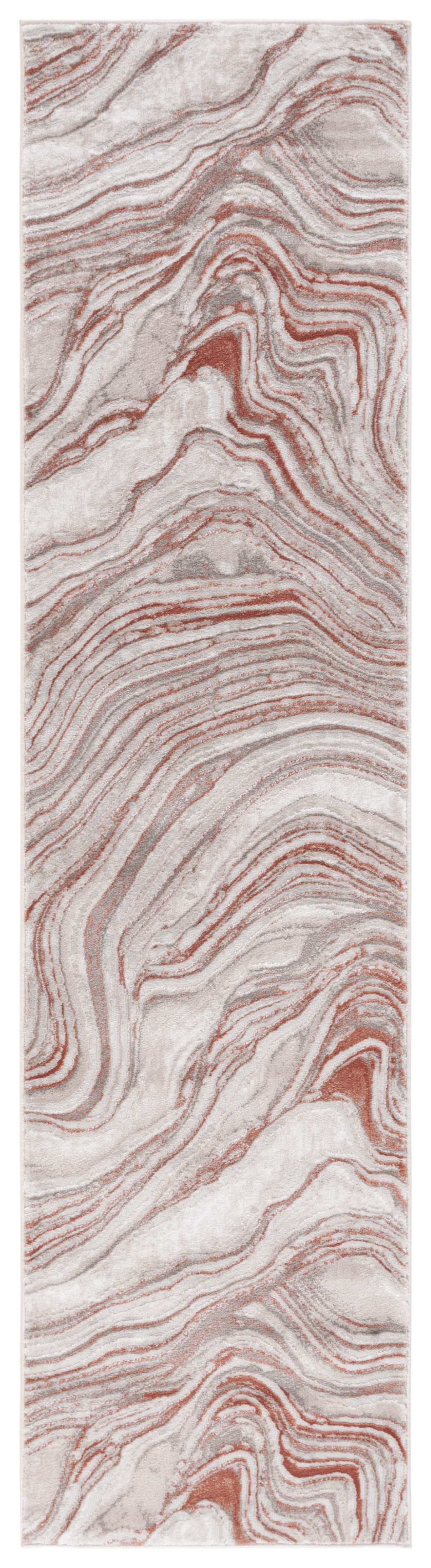 Safavieh Meadow Mdw564P Rust/Ivory Rug.
