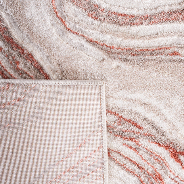 Safavieh Meadow Mdw564P Rust/Ivory Rug.