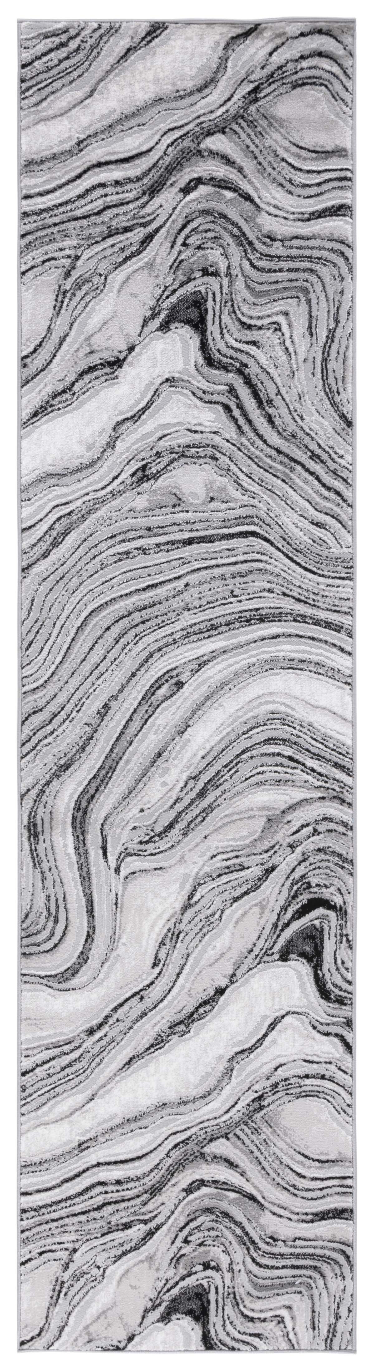 Safavieh Meadow Mdw564Z Black/Grey Rug.