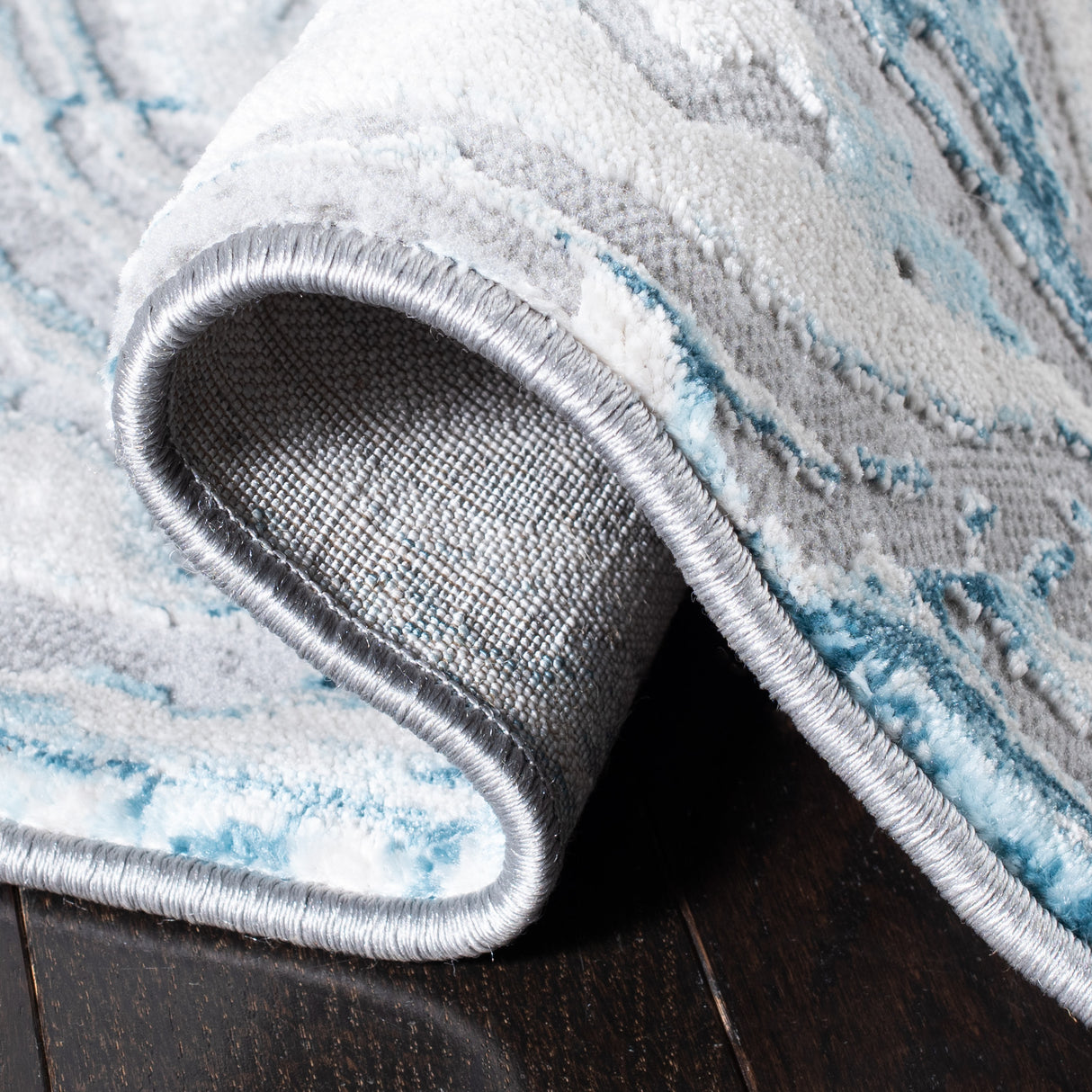 Safavieh Meadow Mdw568F Grey/Blue Rug.
