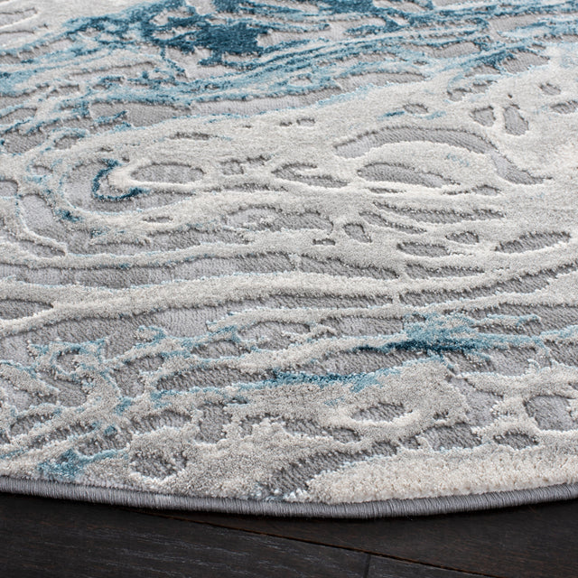 Safavieh Meadow Mdw568F Grey/Blue Rug.