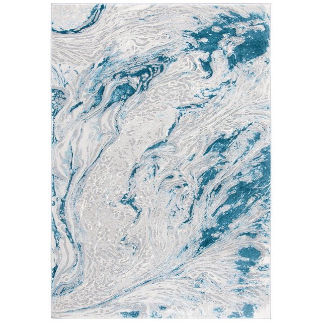 Safavieh Meadow Mdw568F Grey/Blue Rug.