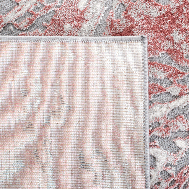 Safavieh Meadow Mdw568G Light Grey/Pink Rug.