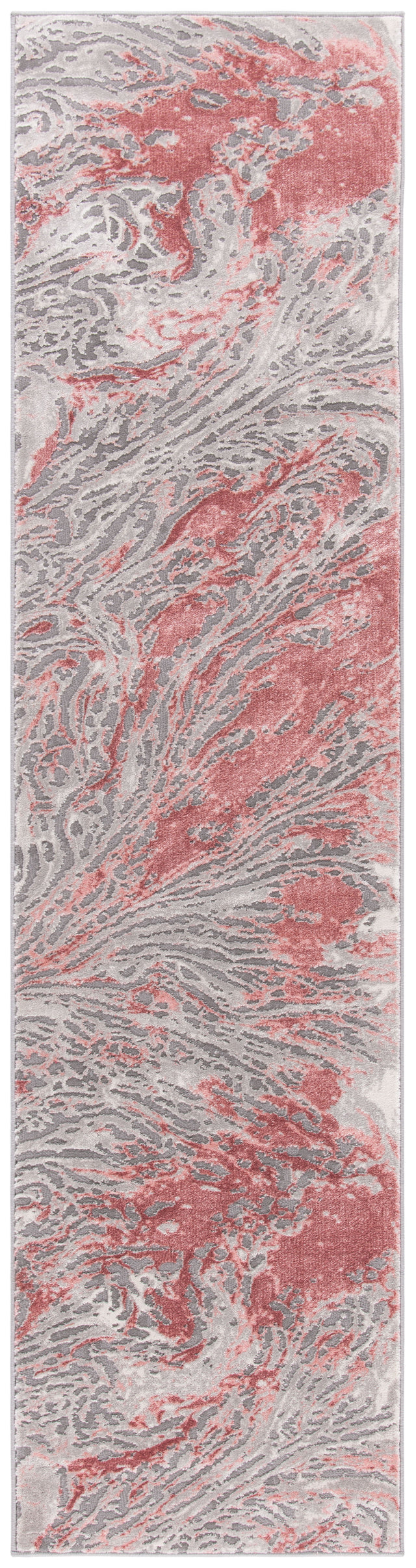 Safavieh Meadow Mdw568H Grey/Pink Rug.