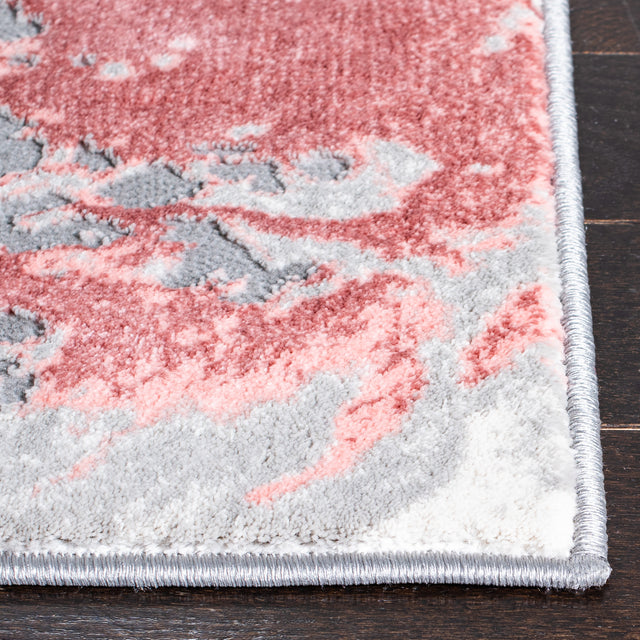 Safavieh Meadow Mdw568H Grey/Pink Rug.
