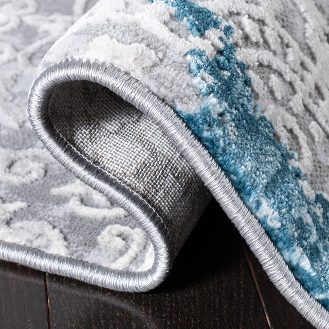 Safavieh Meadow Mdw573F Light Grey/Blue Rug.