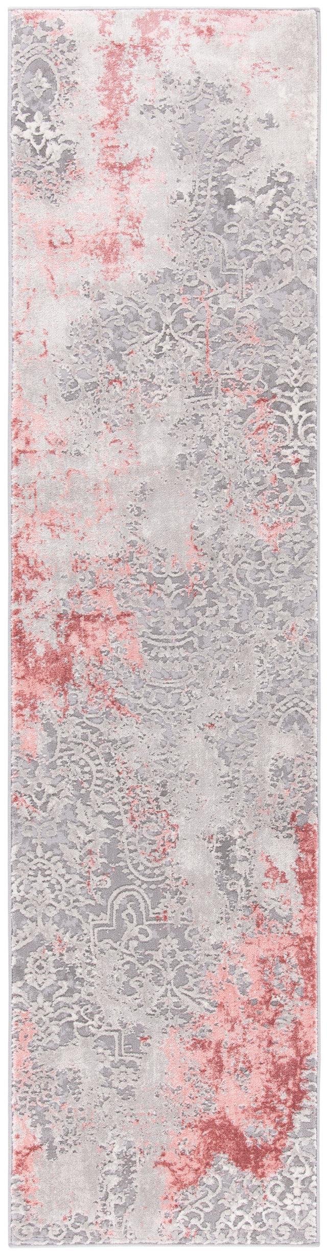 Safavieh Meadow Mdw573G Light Grey/Pink Rug.
