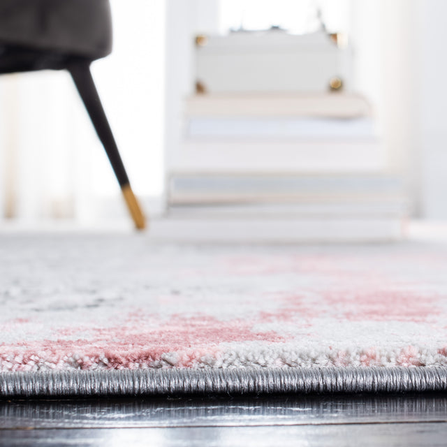 Safavieh Meadow Mdw573G Light Grey/Pink Rug.