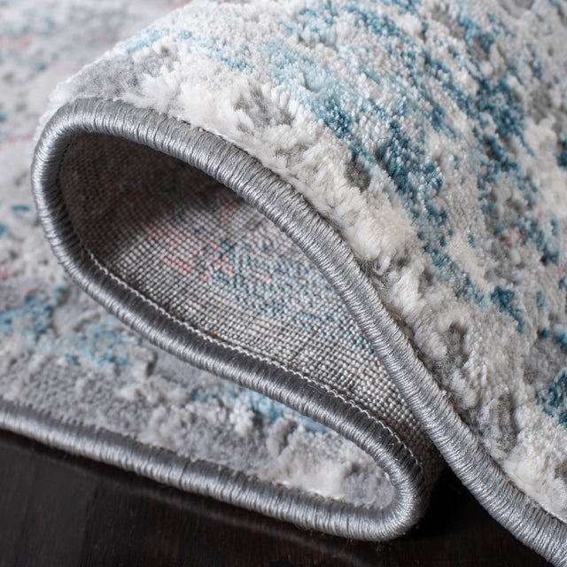 Safavieh Meadow Mdw583G Light Grey/Blue Rug.