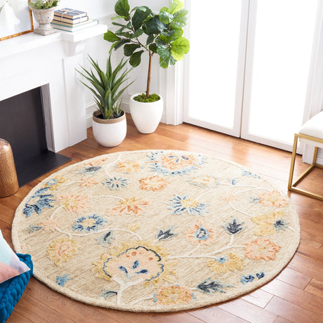 Safavieh Metro Met103B Beige/Blue Rugs.